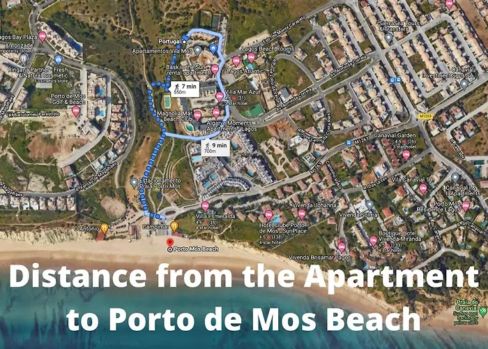 Spacious Near Porto De Mos Beach, Lagos. Appartement *