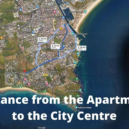 Spacious Near Porto De Mos Beach, Lagos. *